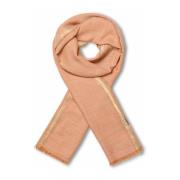 Gouden Wol Sjaal Maanjalo Accessoire Masai , Brown , Dames