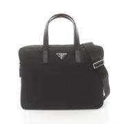 Pre-owned Canvas handbags Prada Vintage , Black , Heren