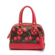 Pre-owned Canvas handbags Louis Vuitton Vintage , Red , Dames