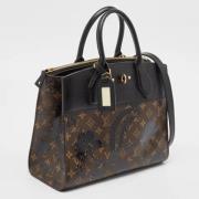 Pre-owned Coated canvas totes Louis Vuitton Vintage , Black , Dames