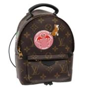 Pre-owned Canvas backpacks Louis Vuitton Vintage , Brown , Dames