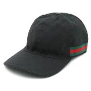 Pre-owned Fabric hats Gucci Vintage , Black , Dames