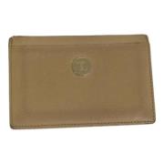 Pre-owned Leather wallets Chanel Vintage , Beige , Dames