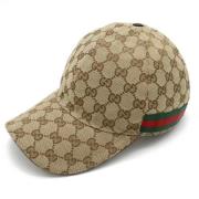 Pre-owned Fabric hats Gucci Vintage , Beige , Heren