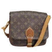 Pre-owned Canvas louis-vuitton-bags Louis Vuitton Vintage , Brown , Da...