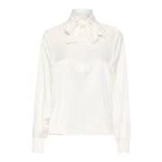 Elegante Sjaalblouse Snow White My Essential Wardrobe , White , Dames