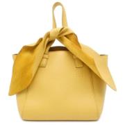 Pre-owned Leather handbags Loewe Pre-owned , Yellow , Dames