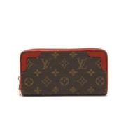 Pre-owned Canvas wallets Louis Vuitton Vintage , Red , Dames