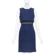 Pre-owned Fabric dresses Oscar De La Renta Pre-owned , Blue , Dames