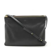 Pre-owned Leather crossbody-bags Celine Vintage , Black , Dames