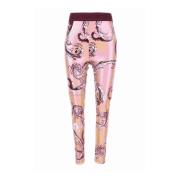 Broek Versace Jeans Couture , Pink , Dames