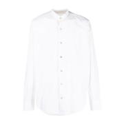 Elegante Witte Lange Mouw Shirt Eleventy , White , Heren