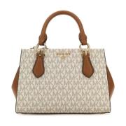 Marilyn bedrukte canvas handtas Michael Kors , Beige , Dames