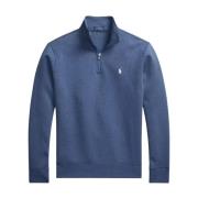 Blauwe trui met opstaande kraag Ralph Lauren , Blue , Heren