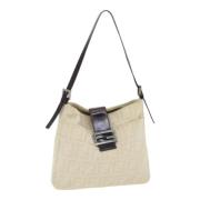 Pre-owned Canvas fendi-bags Fendi Vintage , Beige , Dames