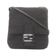 Pre-owned Canvas fendi-bags Fendi Vintage , Black , Dames