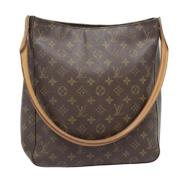 Pre-owned Canvas handbags Louis Vuitton Vintage , Brown , Dames