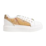 Witte Vetersneakers met Rubberen Zool Alviero Martini 1a Classe , Mult...