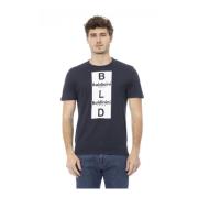 Trend T-shirt met Logo Patroon Baldinini , Blue , Heren