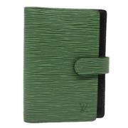 Pre-owned Leather home-office Louis Vuitton Vintage , Green , Dames