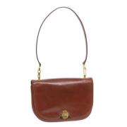 Pre-owned Leather gucci-bags Gucci Vintage , Brown , Dames