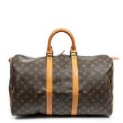 Pre-owned Canvas travel-bags Louis Vuitton Vintage , Brown , Dames