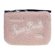 Teddy 21 Geborduurde Pouch MC2 Saint Barth , Pink , Dames