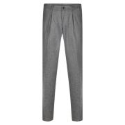 Chino Broek Anthra Slim Fit Profuomo , Gray , Heren