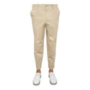 Beige Broek met Omslagtaille Etro , Beige , Heren