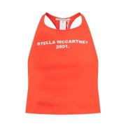 Top met logo Stella McCartney , Red , Dames