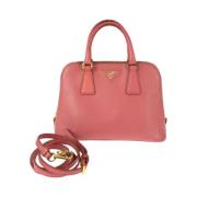 Pre-owned Leather prada-bags Prada Vintage , Pink , Dames