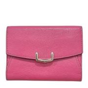 Pre-owned Leather wallets Cartier Vintage , Pink , Dames