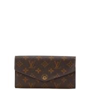 Pre-owned Canvas wallets Louis Vuitton Vintage , Brown , Dames