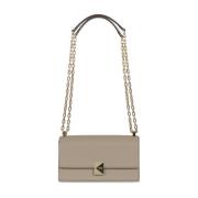 Mini Flap Chain Crossbody Tas Kate Spade , Beige , Dames