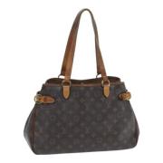 Pre-owned Canvas totes Louis Vuitton Vintage , Brown , Dames