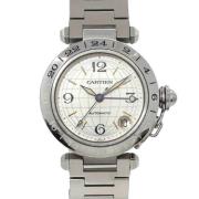 Pre-owned Stainless Steel watches Cartier Vintage , Gray , Dames