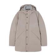 Stretch parka met Re-Goose Down Paul & Shark , Beige , Heren