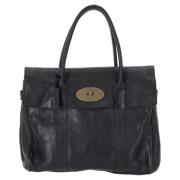 Pre-owned Leather handbags Mulberry Pre-owned , Black , Dames