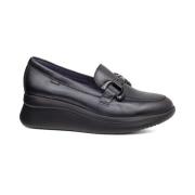 Hanna Zwarte Mocassin Schoen Callaghan , Black , Dames