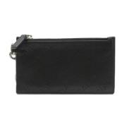 Pre-owned Leather wallets Balenciaga Vintage , Black , Heren