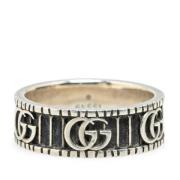 Pre-owned Silver rings Gucci Vintage , Gray , Heren