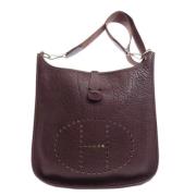 Pre-owned Leather handbags Hermès Vintage , Brown , Dames