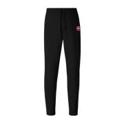 Zwarte Sweatpants met Trekkoord Taille Canada Goose , Black , Heren