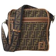 Pre-owned Canvas fendi-bags Fendi Vintage , Brown , Dames