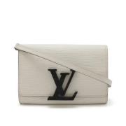 Pre-owned Leather shoulder-bags Louis Vuitton Vintage , White , Dames