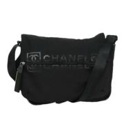 Pre-owned Leather shoulder-bags Chanel Vintage , Black , Dames