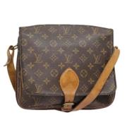 Pre-owned Canvas louis-vuitton-bags Louis Vuitton Vintage , Brown , Da...