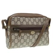 Pre-owned Leather gucci-bags Gucci Vintage , Beige , Dames