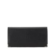 Pre-owned Leather wallets Cartier Vintage , Black , Dames