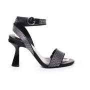 Geometrische Hoge Hak Sandalen Liu Jo , Black , Dames